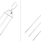 3-Prong Skewer Stick Needles Kebab 3 Way Forks Stainless Steel Barbecue Grill