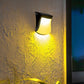 4pcs Solar Lamp Fence Wall Lamp Outdoor Waterproof Home Decoration Lighting Garden Wall Lamp
