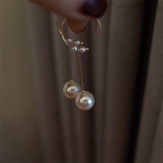 14K Gold Pearl Women's Earrings