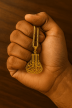Arabic Calligraphy Design Necklace