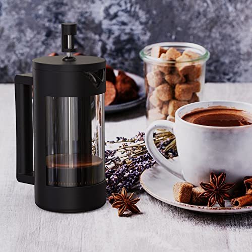 French Press Coffee Maker, Camping Plastic Glass French Coffee Press