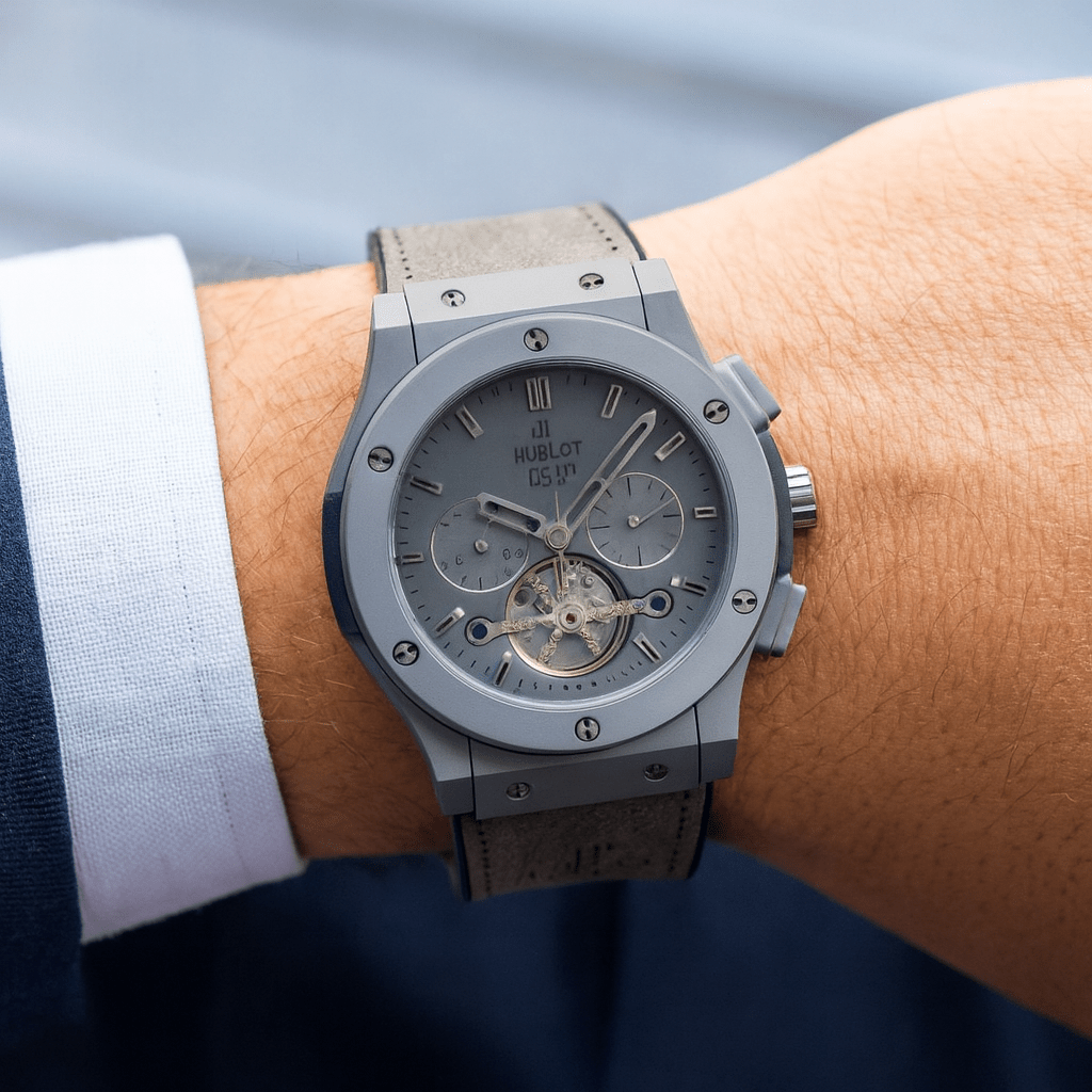 Hublot - Classic Fusion Automatic Skeleton Chronograph Watch (A+) Ⓢ