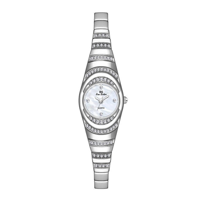 Ladies Gold Watch Diamond Wristwatch Female Fashion Bracelet Watches Women Full Diamond Watch Main Image