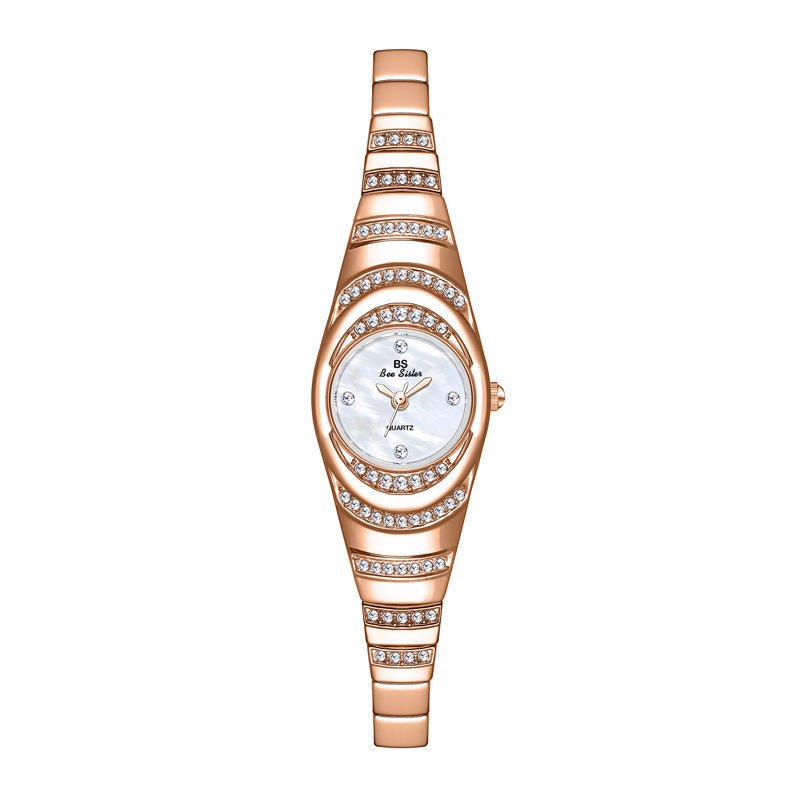 Ladies Diamond Gold Watch
