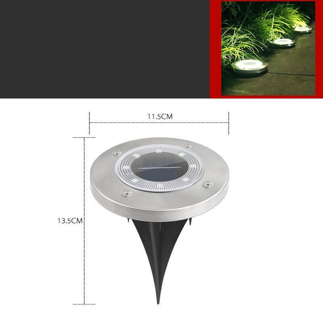Outdoor Solar Lawn Garden Underground Light Main Image