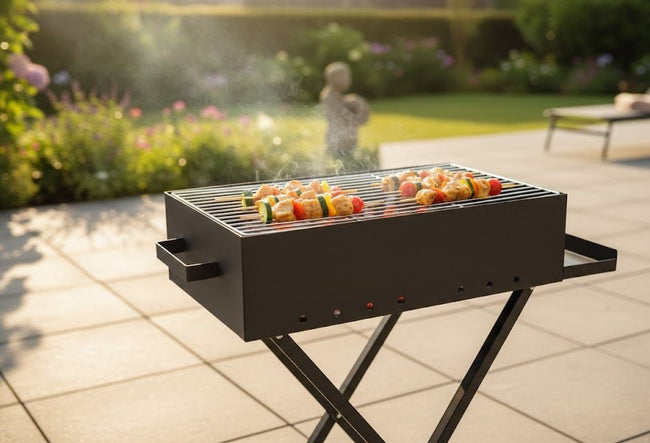Portable Charcoal BBQ Grill © Ⓢ Main Image