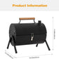 Portable Iron BBQ Grill With Hob