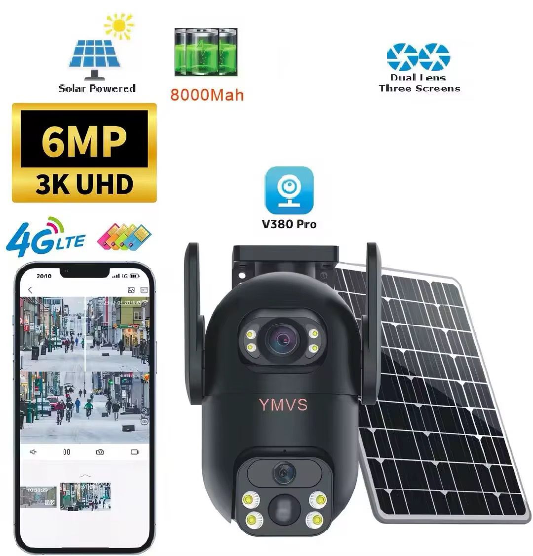 Solar Powered Security Camera